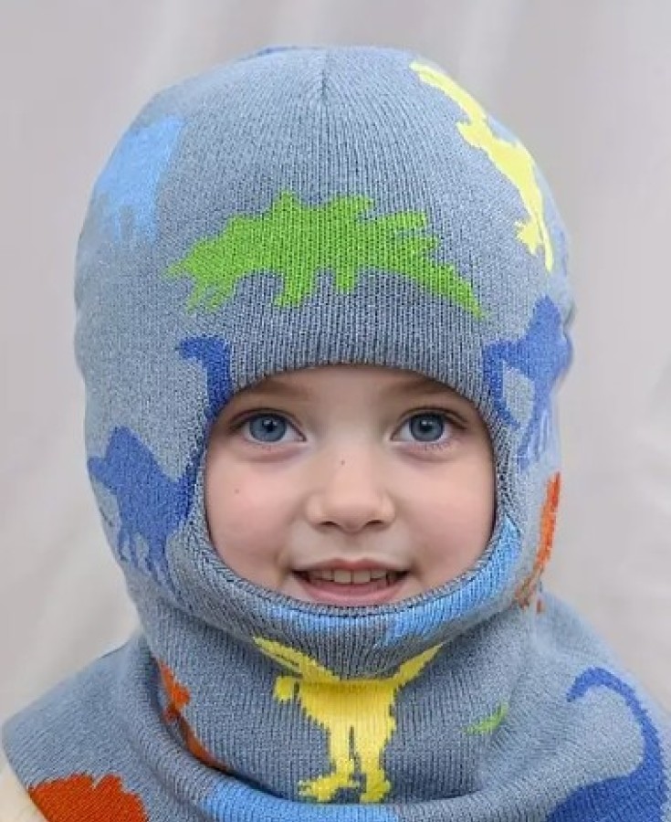 Kepurė-šalmukas Dinozaurai, 9 mėn - 2 metai