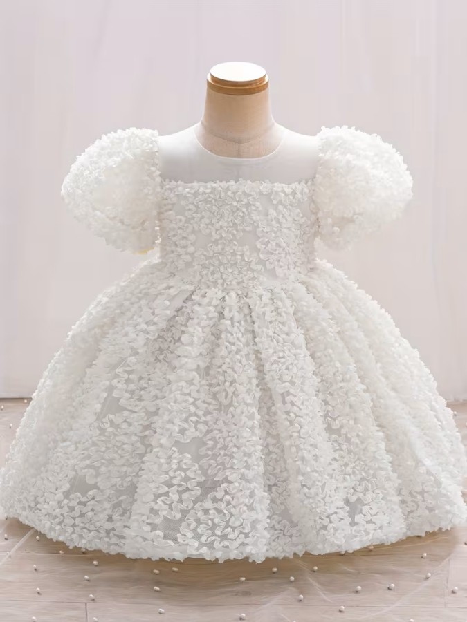 Princesės suknelė, Balta, Dydžiai 2-6 metai
