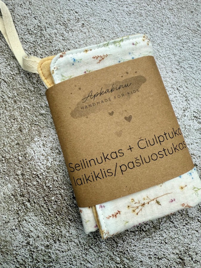 Seilinuko ir čiulptuko laikiklio/miego palytės kompl. SMILGELĖS