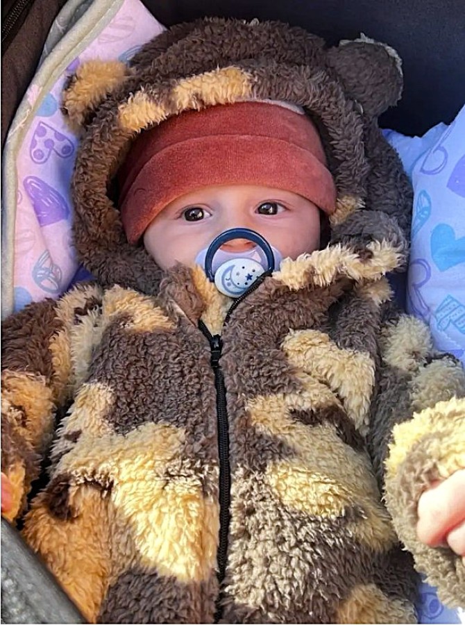 Teddy romperiukas, 3-12 mėn
